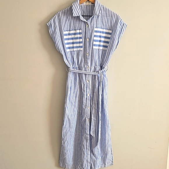 Molly Bracken Striped dolce vita midi dress 👗 XS - Picture 5 of 10